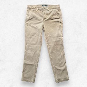 Lauren Ralph Lauren Women's Light Olive Green Chino Pants Womens Size 8 Straight